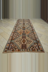 5x13 Long And Wide Old Flat Weave Kars Kilim Rug 145,406 - Turkish Kilim Rug  $i