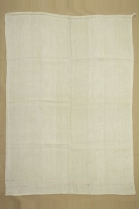 Turkish Hemp Rug 5x7 Off White Hemp Kilim Rug. 168,234