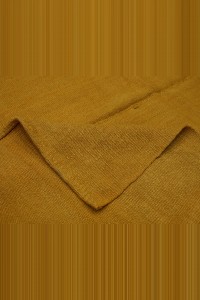 5x7 Overdye Saffron Colors Hemp Kilim Rug 164,202 - Turkish Hemp Rug  $i