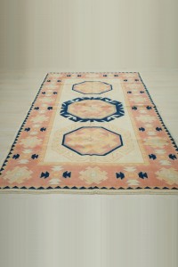 5x7 Wool Vintage Oushak Rug 152,226 - Oushak Rug  $i