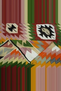 5x8.5 Old Turkish Denizli Kilim Rug 149,260 - Turkish Kilim Rug  $i