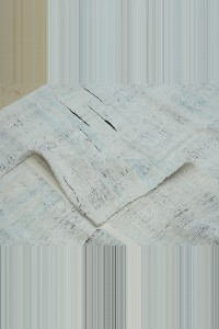5x8 Light Blue Stripe Off White Hemp Rug 137,254 - Turkish Hemp Rug  $i