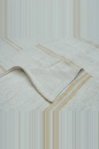 5x8 Minimalist Decor Stripe Hemp Kilim Rug  171,254 - Turkish Hemp Rug  $i