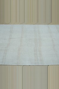 5x8 Modern Stripe Hemp Kilim Rug 160,255 - Turkish Hemp Rug  $i