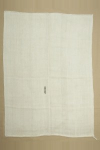 Turkish Hemp Rug 5x8 Off White Hemp Kilim Rug. 170,233