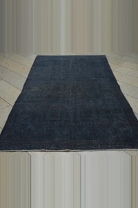 5x9 Overdyed Gray Vintage Oushak Rug 150,265 - Oushak Rug  $i
