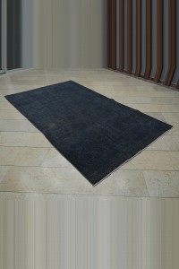 5x9 Overdyed Gray Vintage Oushak Rug 150,265 - Oushak Rug  $i
