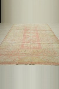 6.4x9 Wool Oushak Rug 195,278 - Oushak Rug  $i