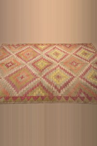 6.5x10 Brown Oushak Cicim Kilim Rug. 194,320 - Turkish Kilim Rug  $i