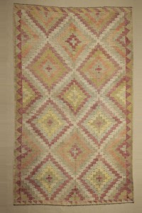 Turkish Kilim Rug 6.5x10 Brown Oushak Cicim Kilim Rug. 194,320