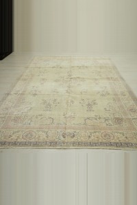 6,5x9.5 Large Vintage Oushak Rug. 198,294 - Oushak Rug  $i