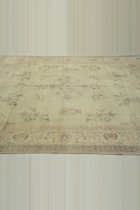 6,5x9.5 Large Vintage Oushak Rug. 198,294 - Oushak Rug  $i