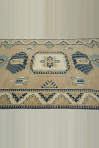 6.6x10 Wool Turkish Carpet Rug 200,307 - Oushak Rug  $i