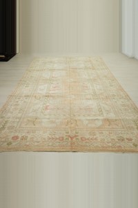 6.7x1.7 Wool Vintage Oushak Rug. 204,325 - Oushak Rug  $i