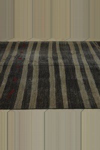 6x10 Striped Pattern Goat Hair Kilim Rug 182,295 - Goat Hair Rug  $i
