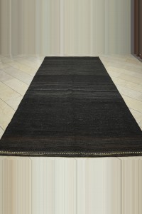 6x11.6 Natural Goat Hair Woven Kilim Rug 173,354 - Goat Hair Rug  $i