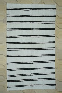 Turkish Hemp Rug 6x11 Dark Brown And White Organic Hemp Rug 182,321