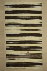 Turkish Natural Rug 6x11 Naturel Wool Kilim Rug. 179,327
