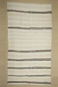 Turkish Hemp Rug 6x11 Stripe Pattern Hemp Rug 174,326