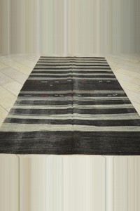 6x11 Turkish Nomadic Goat Hair Kilim Rug 187,330 - Goat Hair Rug  $i