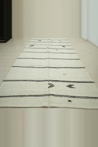 6x12 Brown And White Hemp Rug 190,358 - Turkish Hemp Rug  $i