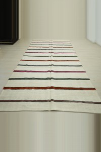 6x12 Striped Design Organic Hemp Rug 183,367 - Turkish Hemp Rug  $i