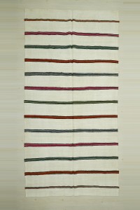 Turkish Hemp Rug 6x12 Striped Design Organic Hemp Rug 183,367