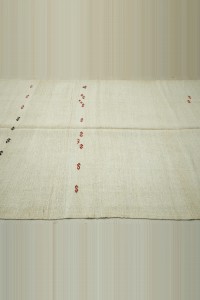 6x13 Organic Turkish Hemp Kilim Rug 180,394 - Turkish Hemp Rug  $i