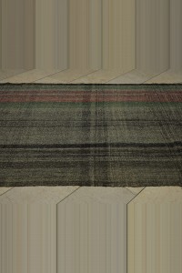6x13 Primitive Striped Goat Hair Kilim Rug  168,368 - Goat Hair Rug  $i
