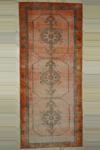Turkish Carpet Rug 6x14 Beautiful Orange Sivas Carpet Rug. 177,414