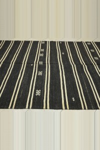 6x14 Minimalist Decor Naturel Goat Hair Kilim Rug 190,426 - Turkish Natural Rug  $i