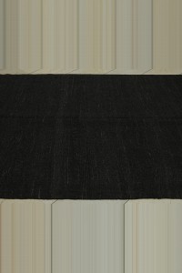 6x7.5 Dark Brown Goat Hair Kilim Rug 180,228 - Goat Hair Rug  $i