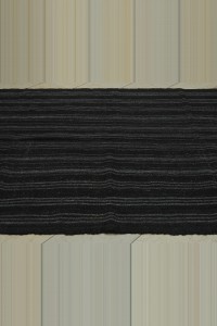 6x8 Gray Stripe Dark Brown Goat Hair Rug 177,254 - Goat Hair Rug  $i