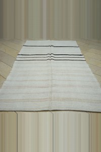 6x9.5 Handmade striped turkish hemp rug 166,288 - Turkish Hemp Rug  $i
