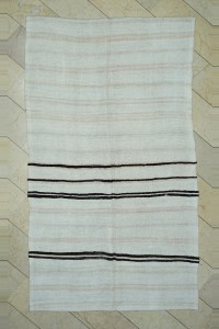 Turkish Hemp Rug 6x9.5 Handmade striped turkish hemp rug 166,288