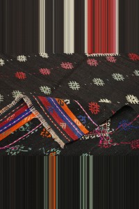 6x9.6 Brown Goat Hair KIlim Rug 183,293 - Goat Hair Rug  $i