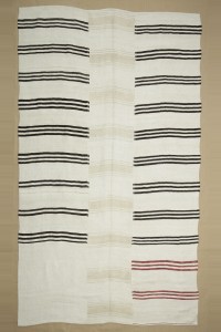 Turkish Hemp Rug 6x9 Black And White Modern Hemp Rug. 176,300