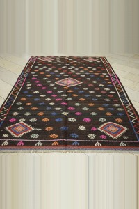 6x9 Goat Hair Woven Turkish Kilim Rug. 183,282 - Goat Hair Rug  $i