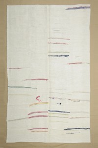 6X9 Modern Pattern Hemp Kilim Rug. 177,294