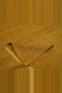 6x9 Overdye Saffron Hemp Kilim Rug 185,266 - Turkish Hemp Rug  $i