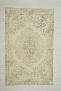 Oushak Rug 6x9 Vintage Oushak Rug. 166,265