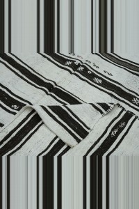 7x10 minimal stripe handmade vintage hemp rug 216,305 - Turkish Hemp Rug  $i