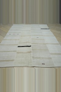 7x10 Minimalist Decor Hemp Kilim Rug 215,308 - Turkish Hemp Rug  $i