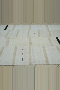 7x10 Minimalist Decor Hemp Kilim Rug 215,308 - Turkish Hemp Rug  $i