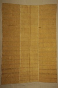 Turkish Hemp Rug 7x10 Overdye Gold Color Hemp Rug 226,323
