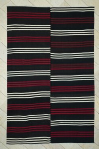 Goat Hair Rug 7x11 Vintage Stripe Goat Hair Rug 220,340