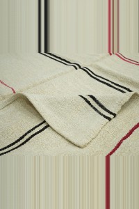 7x12 Turkish Stripe Hemp Kilim Rug 217,362 - Turkish Hemp Rug  $i