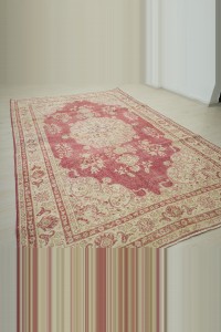 7x12 Vintage Oushak Rug 218,350 - Oushak Rug  $i