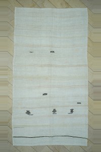 Turkish Hemp Rug 7x13 Stripe vintage turkish hemp kilim rug 211,290