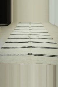 7x14 Wide And Long Brown And White Hemp Rug 214,408 - Turkish Hemp Rug  $i